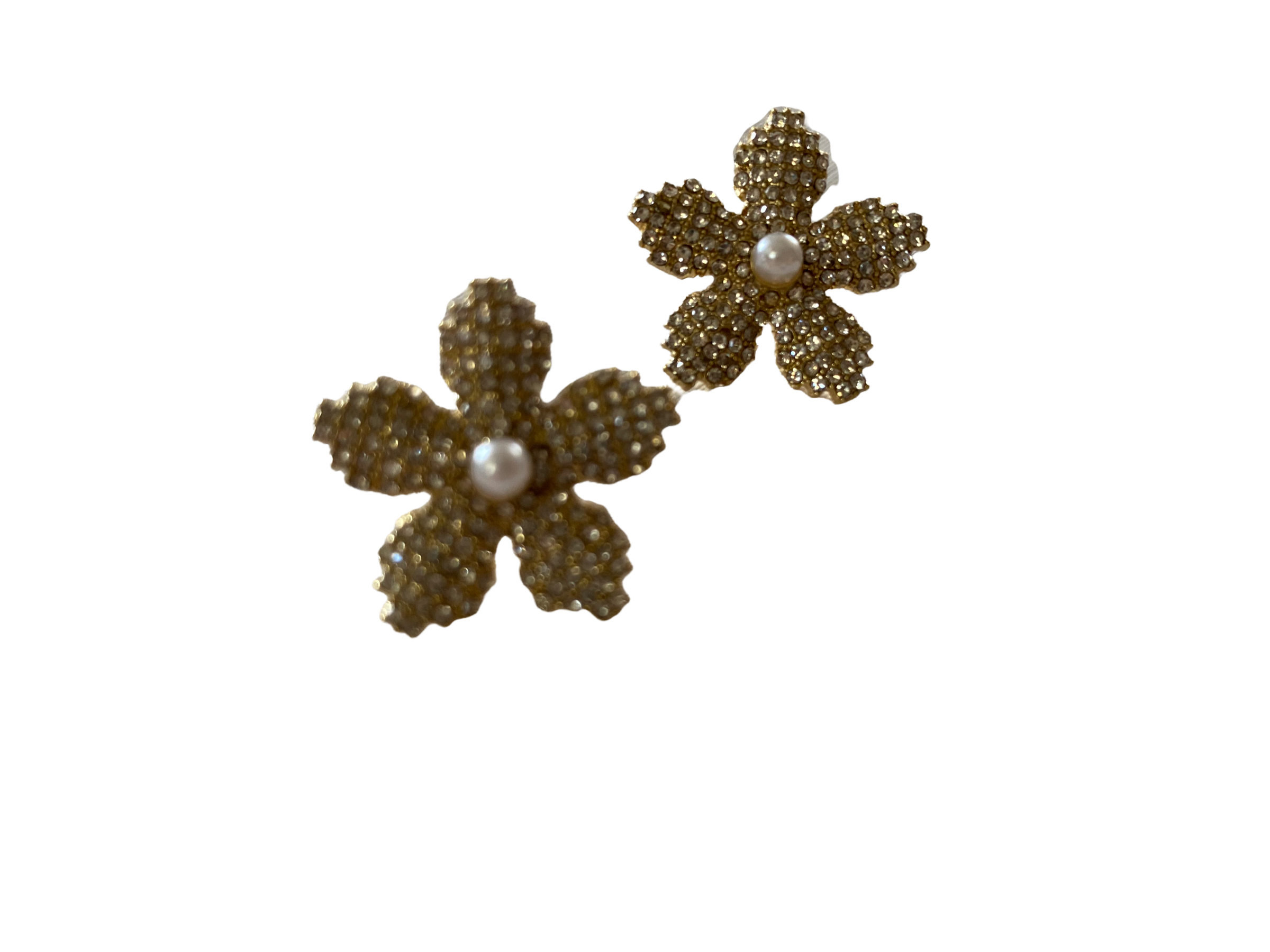 Aretes Flor Mini Zirconia