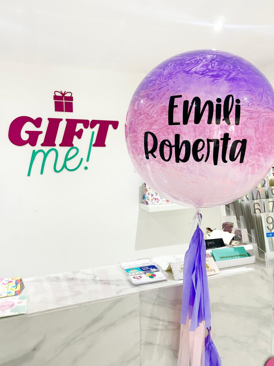 Miniatura: Globo Burbuja pintada Personalizada