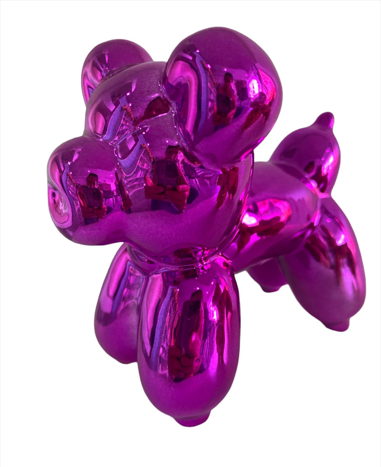 Figura perrito fuscia