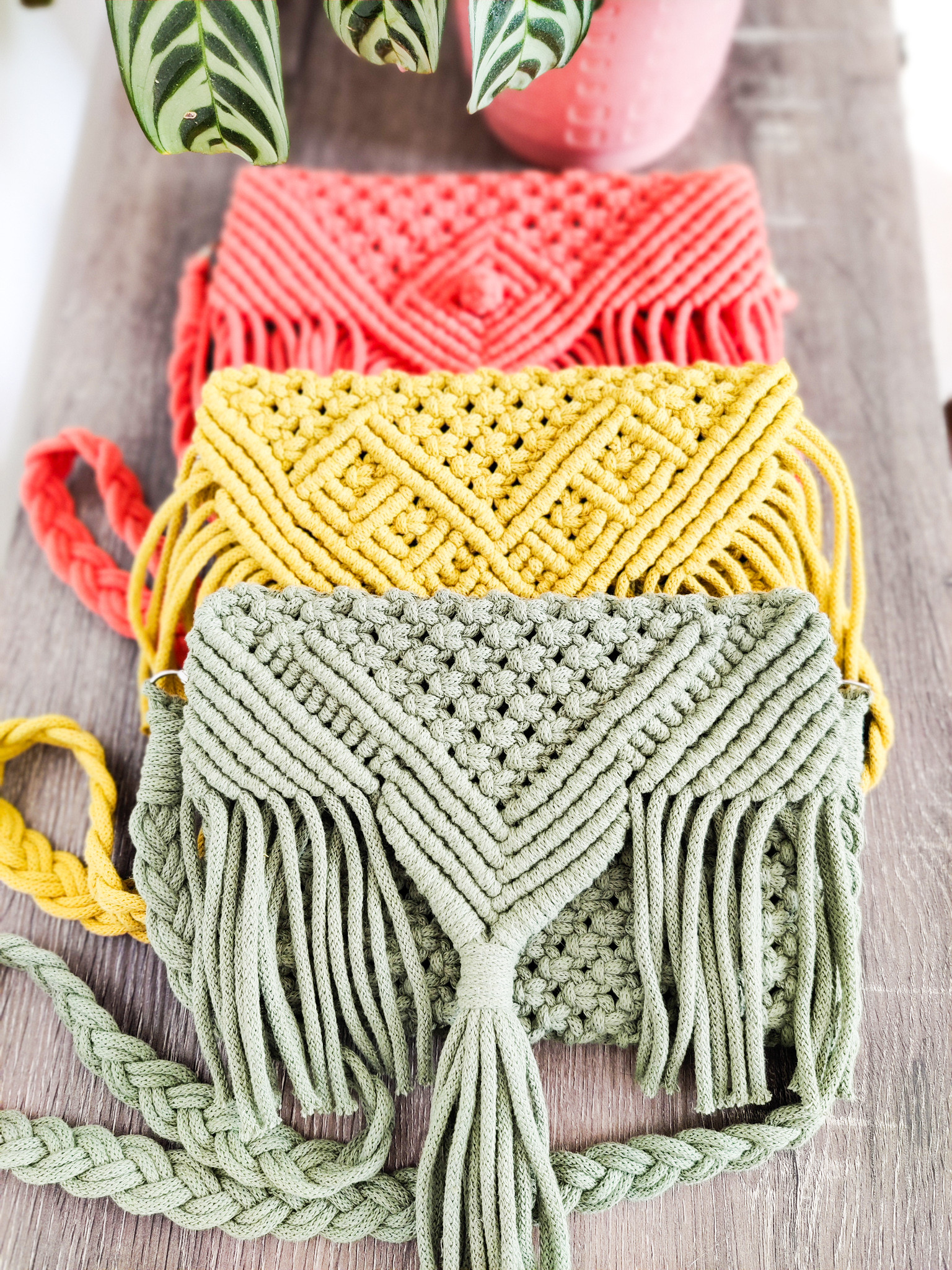 Macrame Purse-Clutch