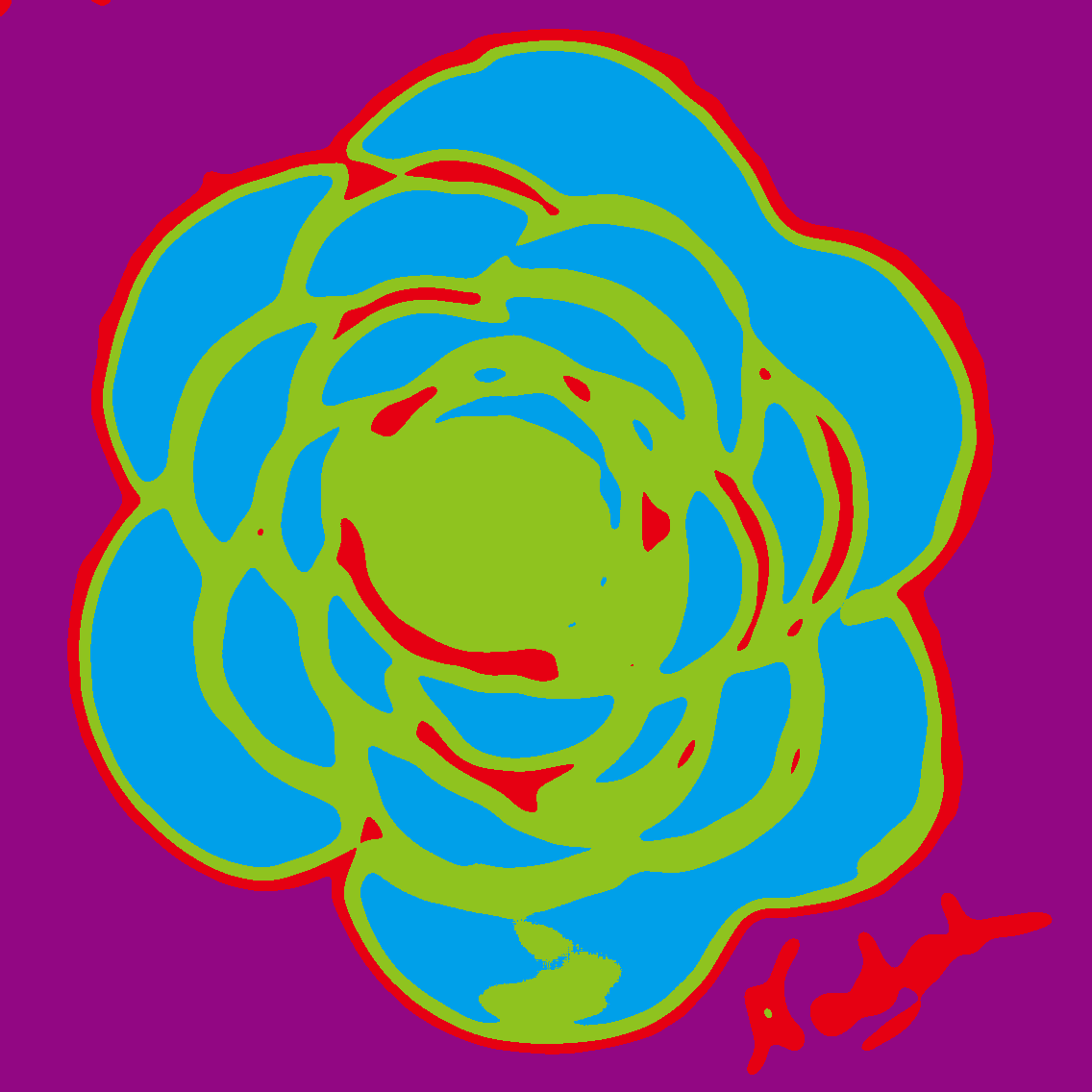La Flor Pop Art #58