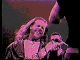 wwe shawn michaels playing championship belt like a guitar