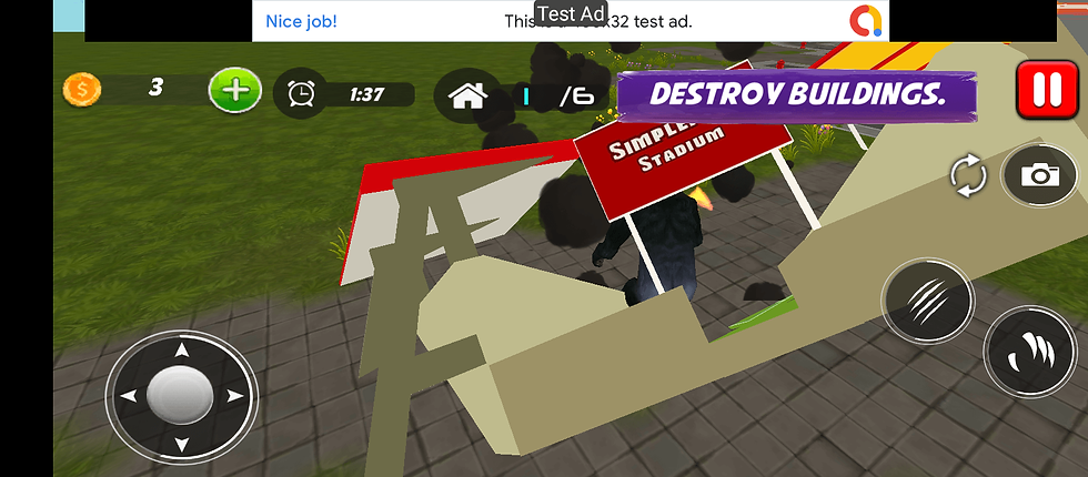 Gorilla Rampage: Angry Kong City Attack 2021