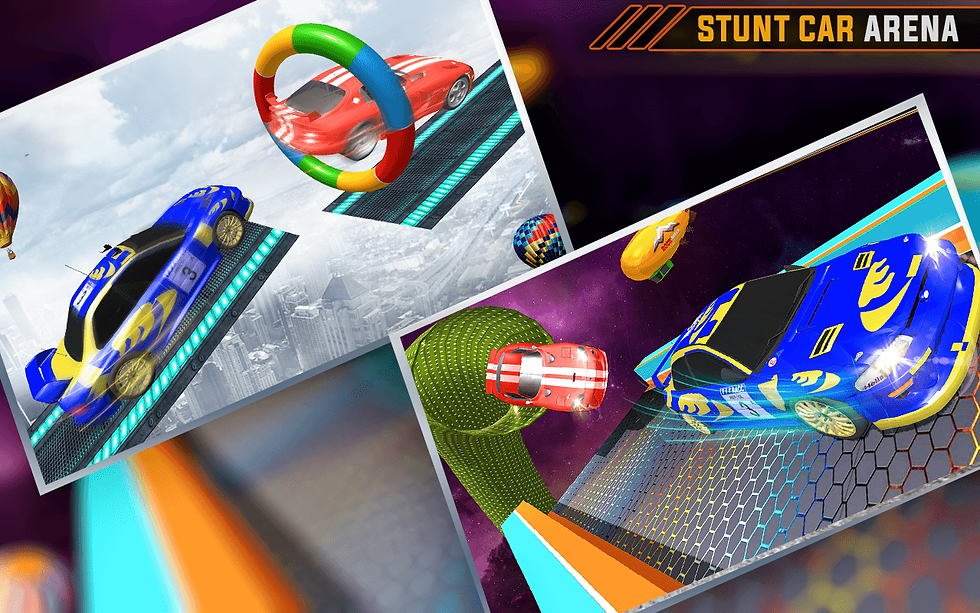 People Playground Stunt Car Arena Game