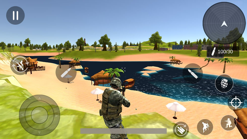 World class Battle royale game like pubg