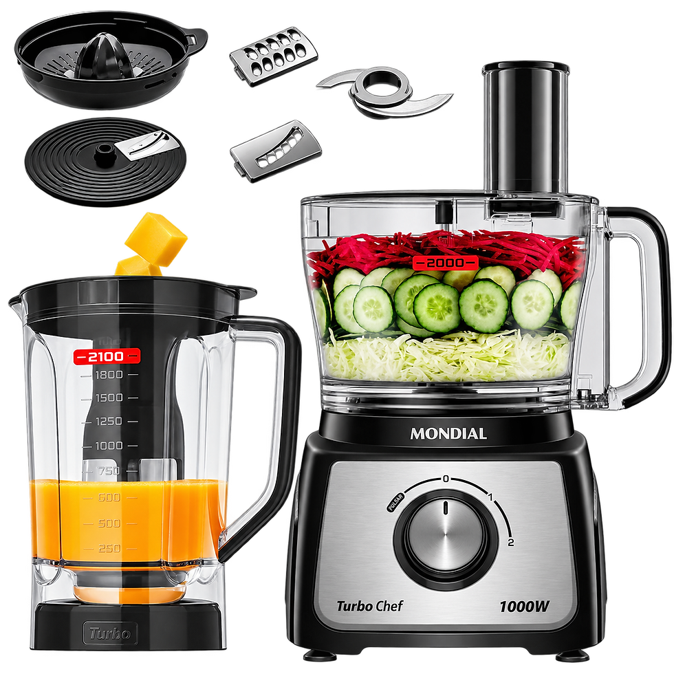 Multiprocessador Mondial Turbo Chef 7 em 1