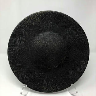 SNAKE SKIN WOOD CHARGER - $5/EA