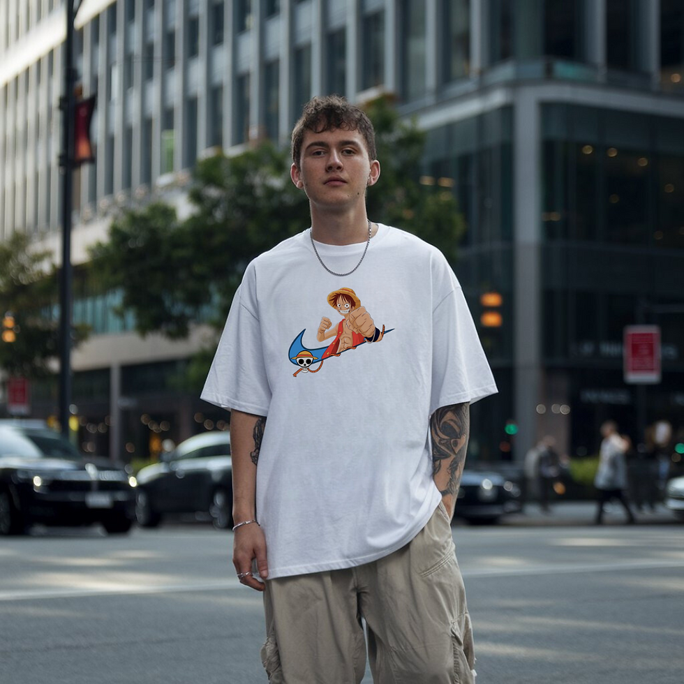Thumbnail: One Piece X Nike Anime Oversized T-shirt