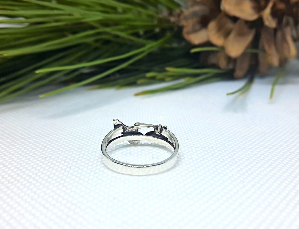 Thumbnail: Hummingbird Sterling Silver Ring