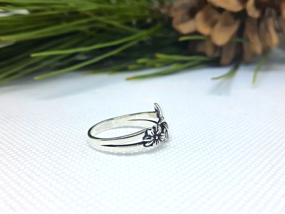 Thumbnail: Hummingbird Sterling Silver Ring