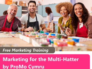 Free Marketing Training for Small Charity Staff by ProMo Cymru