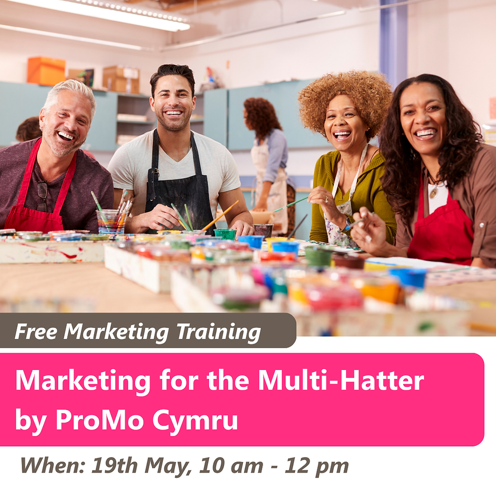 Free Marketing Training for Small Charity Staff by ProMo Cymru