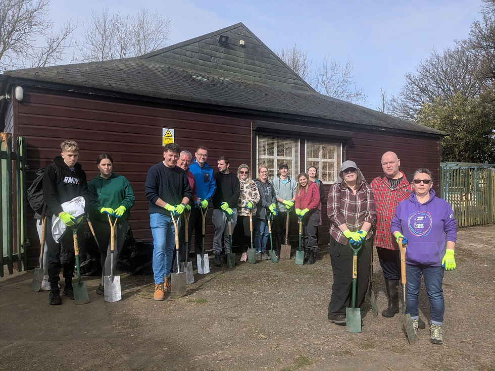 77 Volunteers Come Together to Transform Rhymney Memorial Park