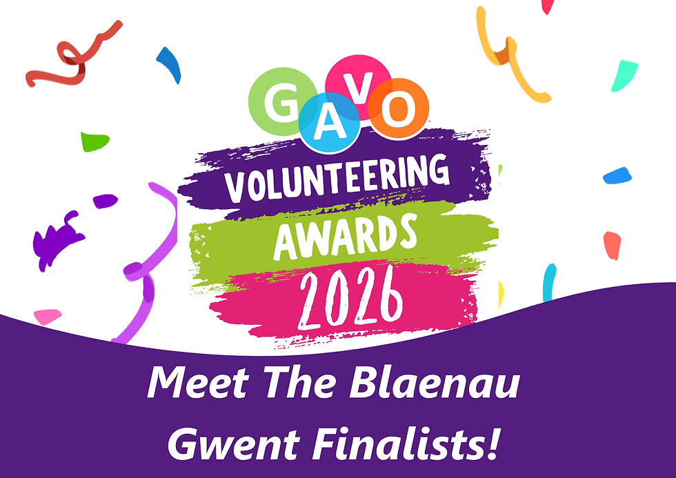 Blaenau Gwent Volunteering Awards 2026: Meet this year's finalists!