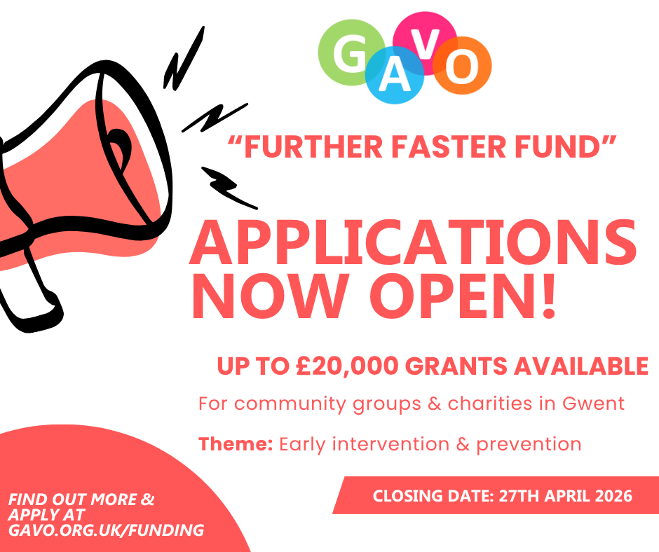 Applications Now Open! 'Further Faster' Third Sector Small Grants 