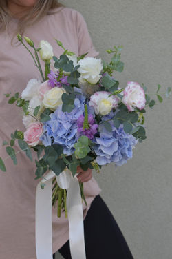 bidermajer sa plavim detaljima