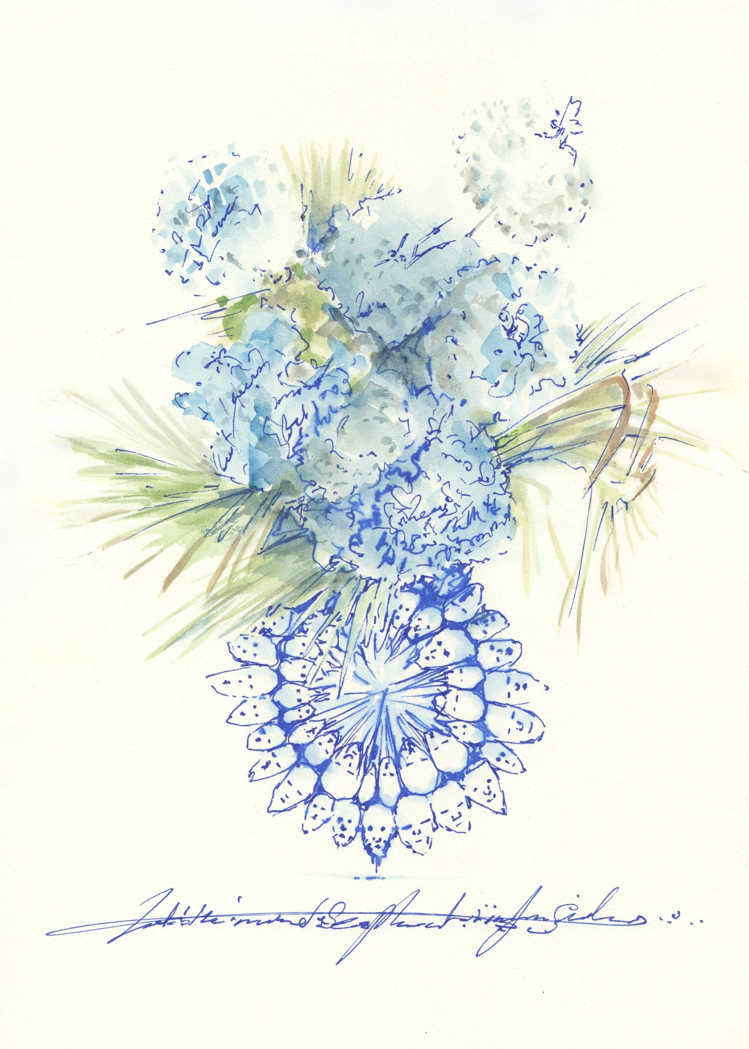 Floral No. 80 | Hydrangea Nebula