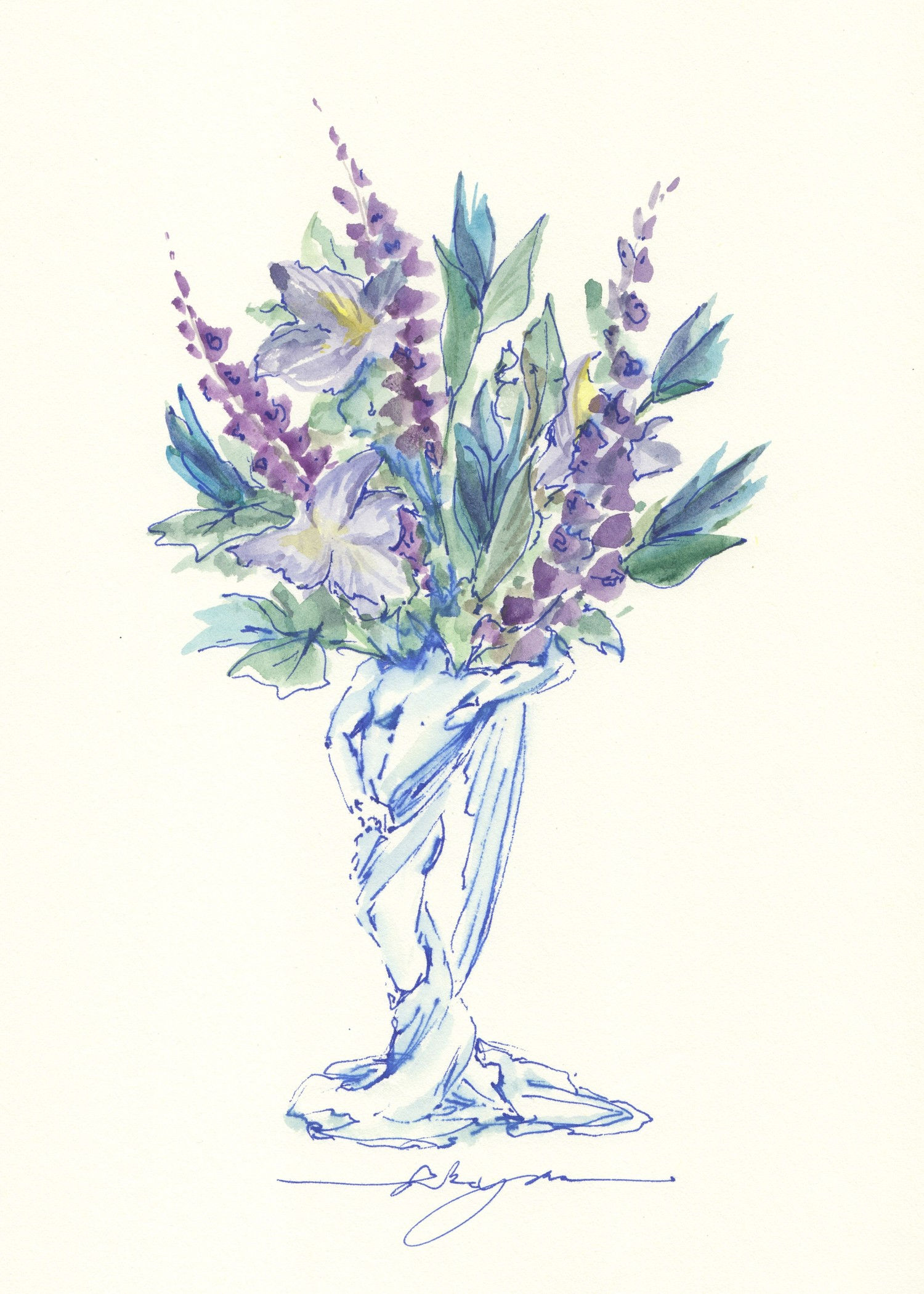 Floral No. 42 | Veil of Foxglove
