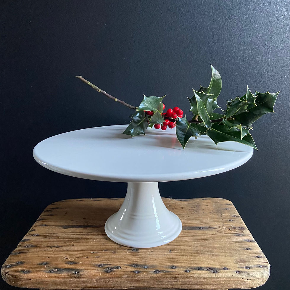 Thumbnail: French Vintage Ironstone Porte Gâteau