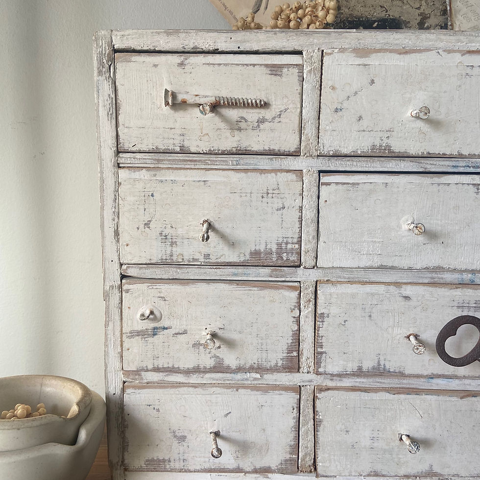 Thumbnail: A Lovely Set of White Scratch Built Drawers