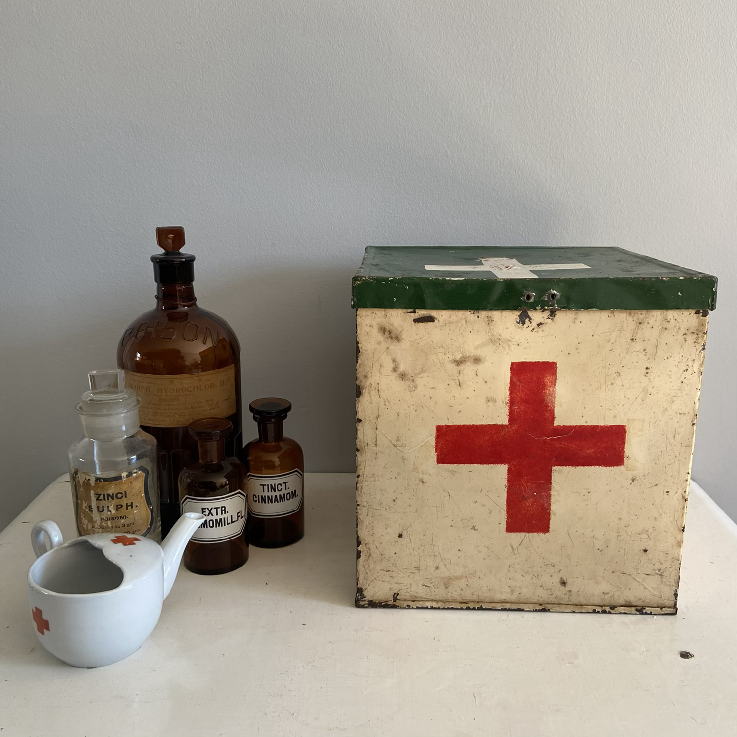 Vintage Boy Scout Camp Medical Tin