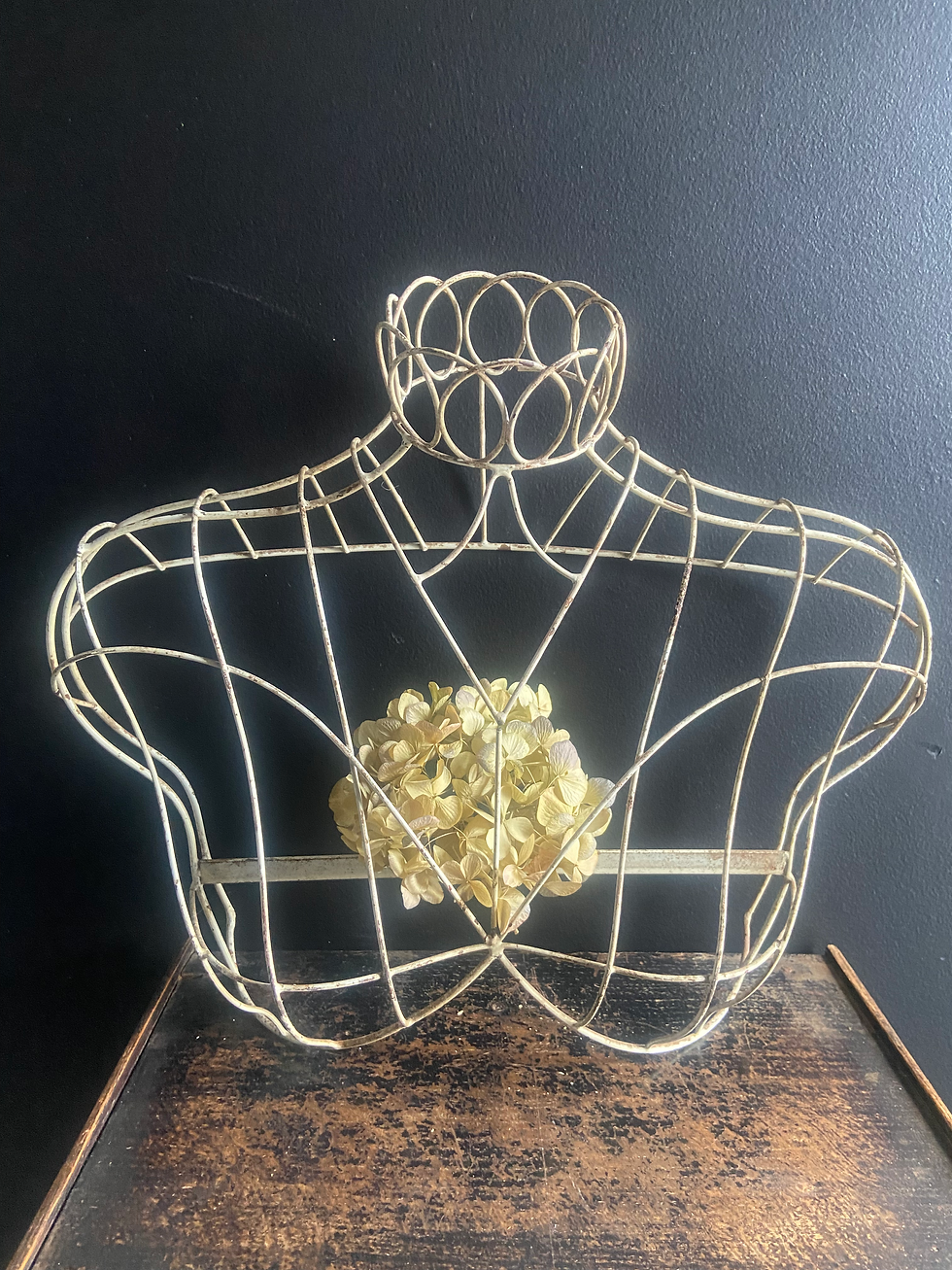 Thumbnail: A Fabulous Vintage Wire Mannequin on Adjustable Stand