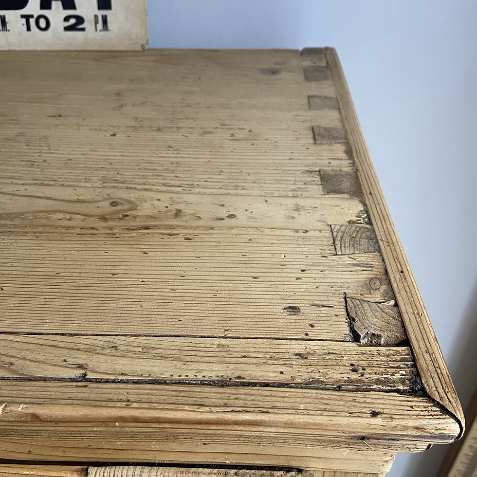Thumbnail: Fabulous Vintage Pine Larder Cupboard with Original Key