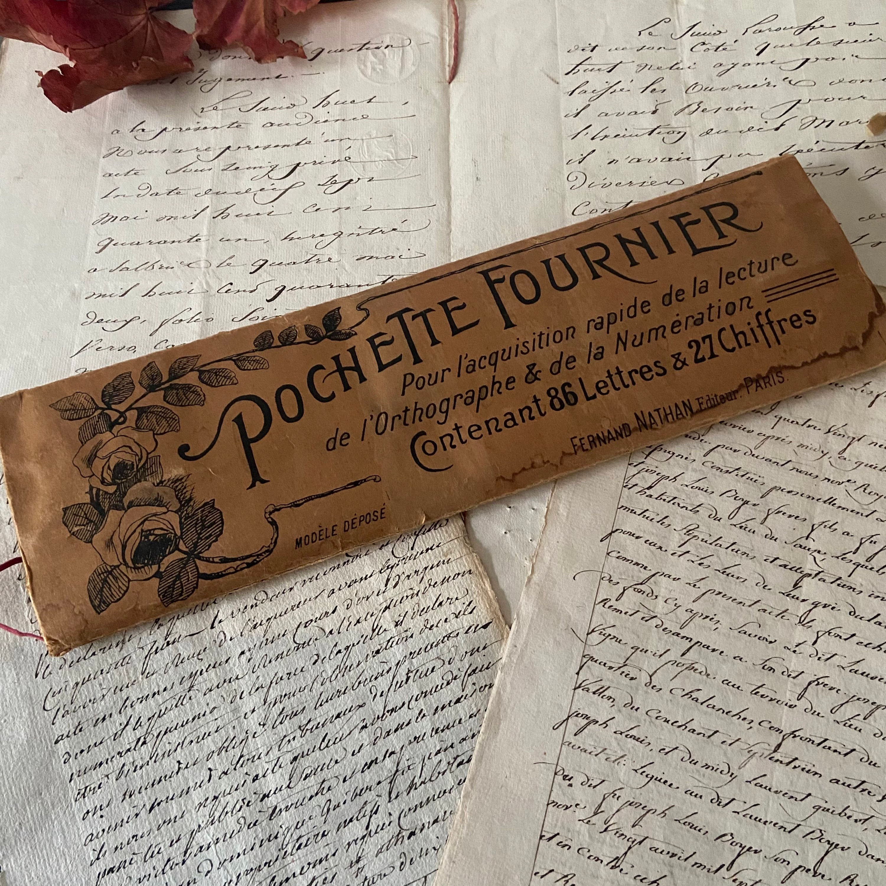 Rare French Teaching Aid Circa 1910
