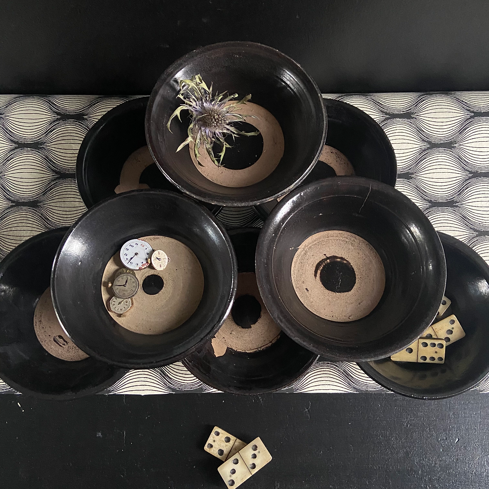Thumbnail: Set of 2 Handmade Unique Bowls