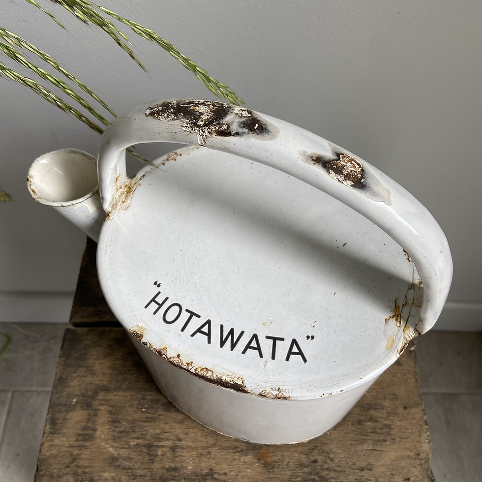 Thumbnail: A Rare Enamel Hot Water Can (HOTAWATA)
