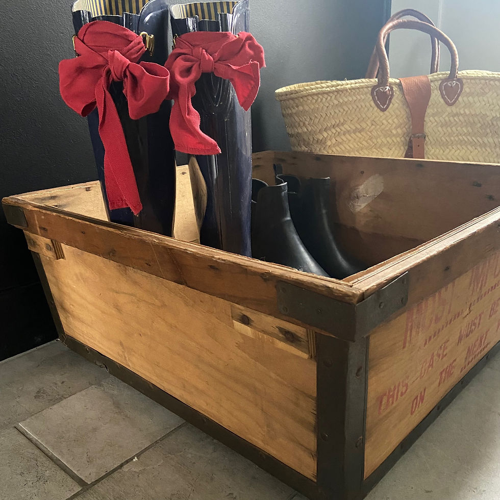 Thumbnail: Vintage Delivery Crate Ideal Storage