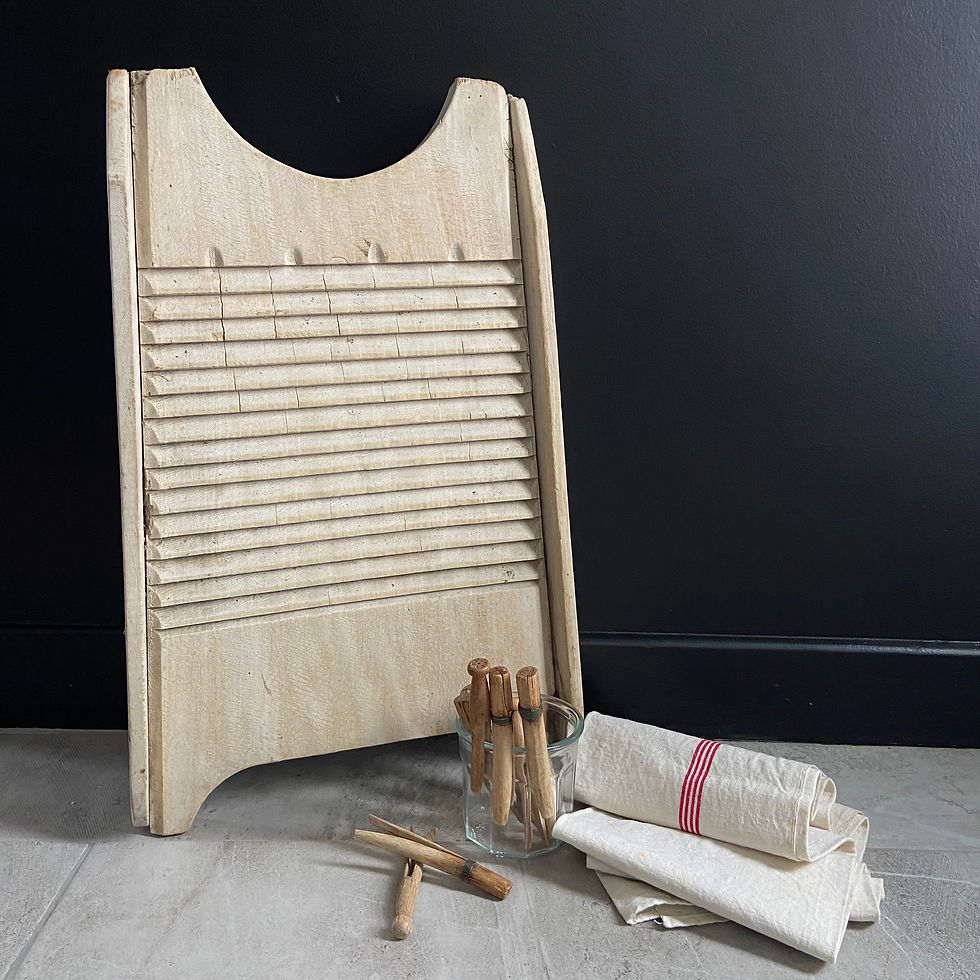 Thumbnail: Large Vintage French Washboard 