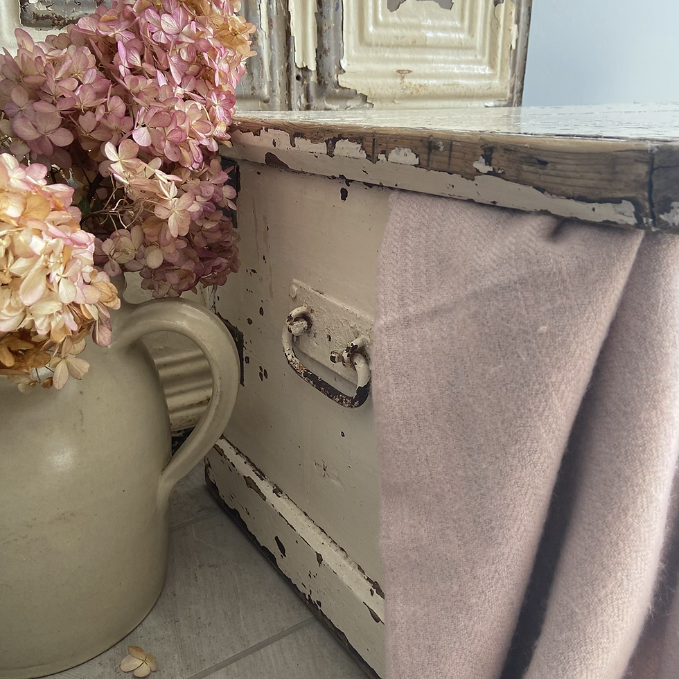 Thumbnail: Stunning Vintage White Chippy Trunk