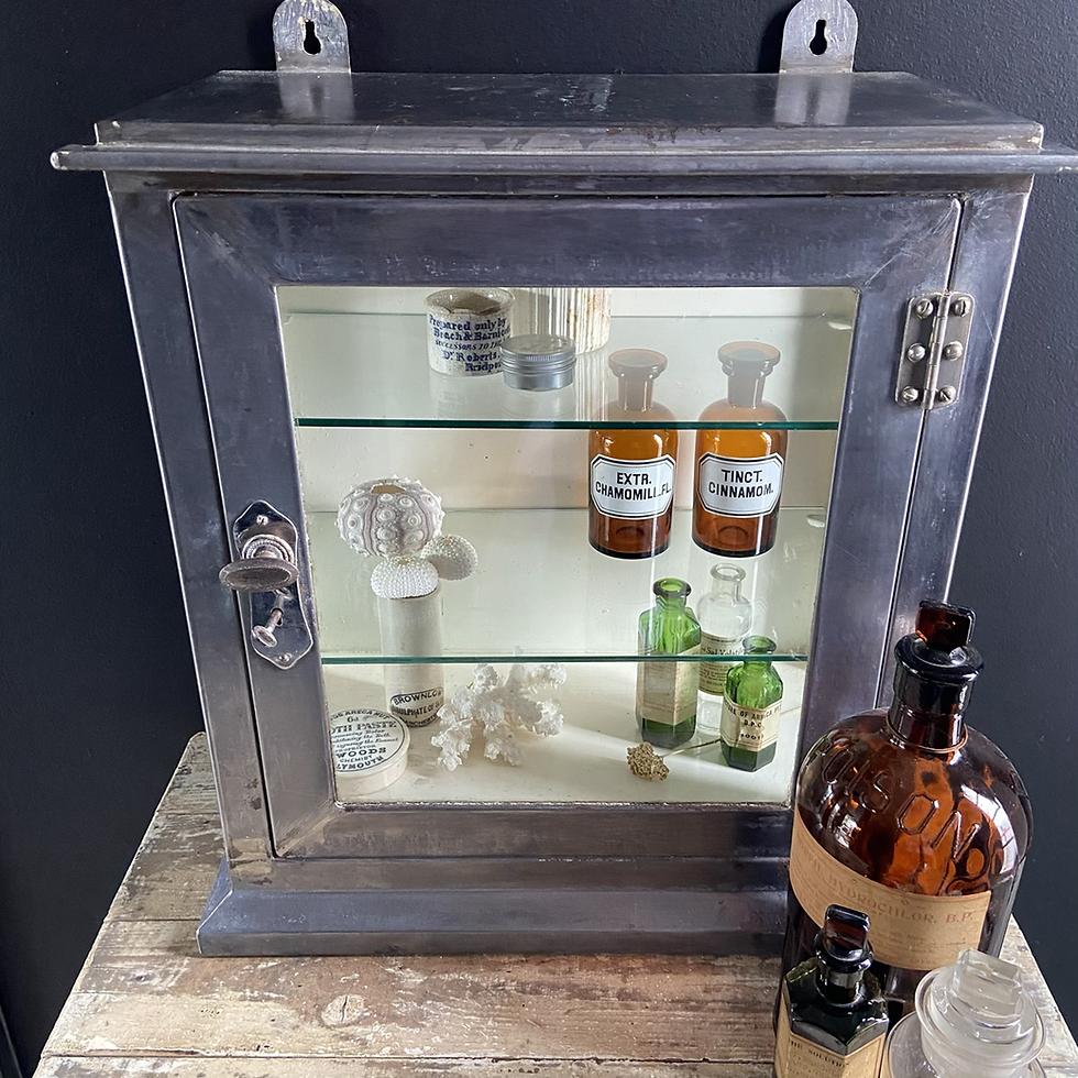 Thumbnail: Glass and Metal Surgery Display Cabinet  