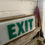 Thumbnail: Original Vintage Woolworths FIRE EXIT Light Box