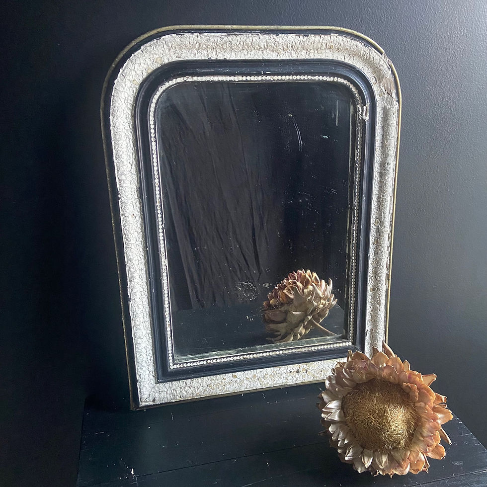 Thumbnail: Rustic French Louis Philippe Mirror Worn and Wonderful