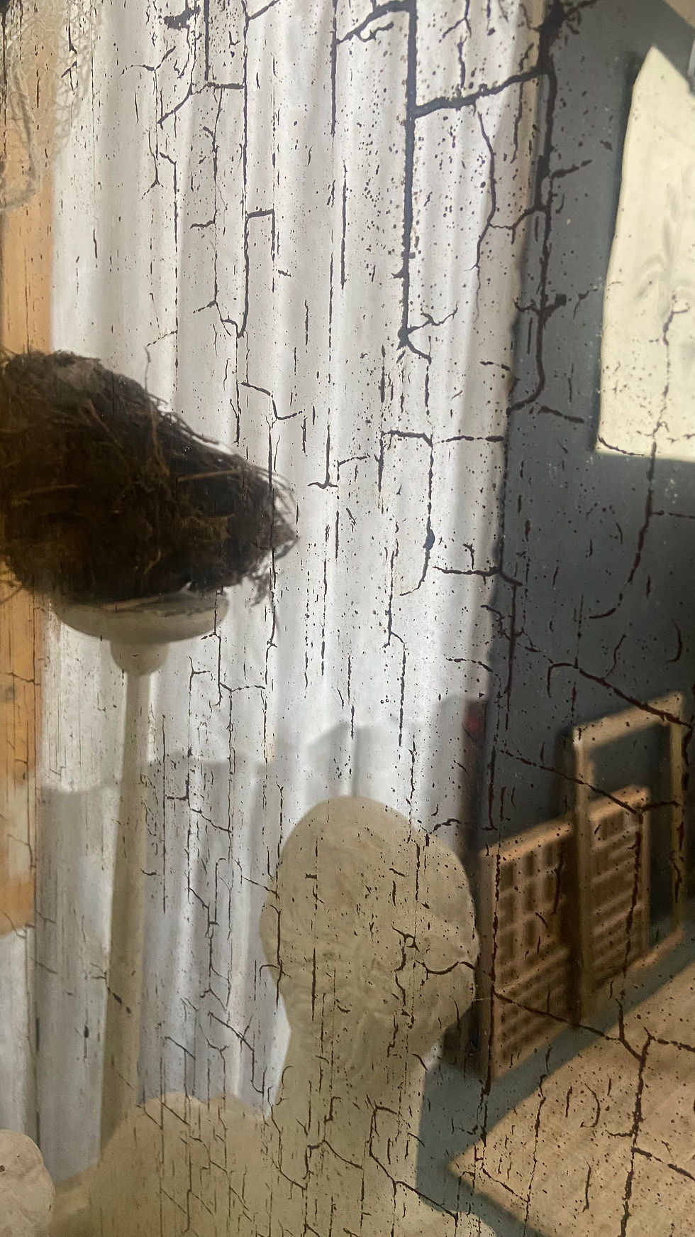 Thumbnail: Amazingly Foxed Vintage French Mirror 