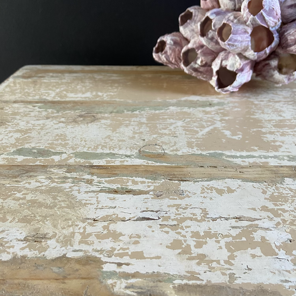 Thumbnail: Small Vintage Chippy Paint Side Table