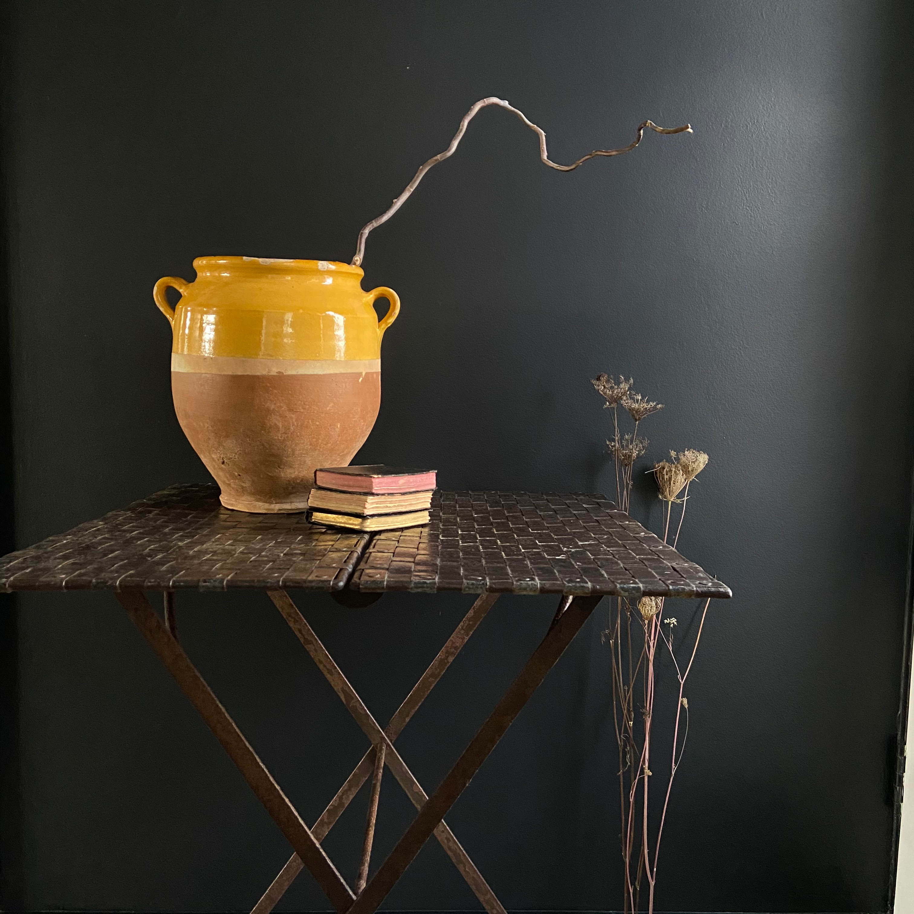 A Glorious Tall Metal Folding Table