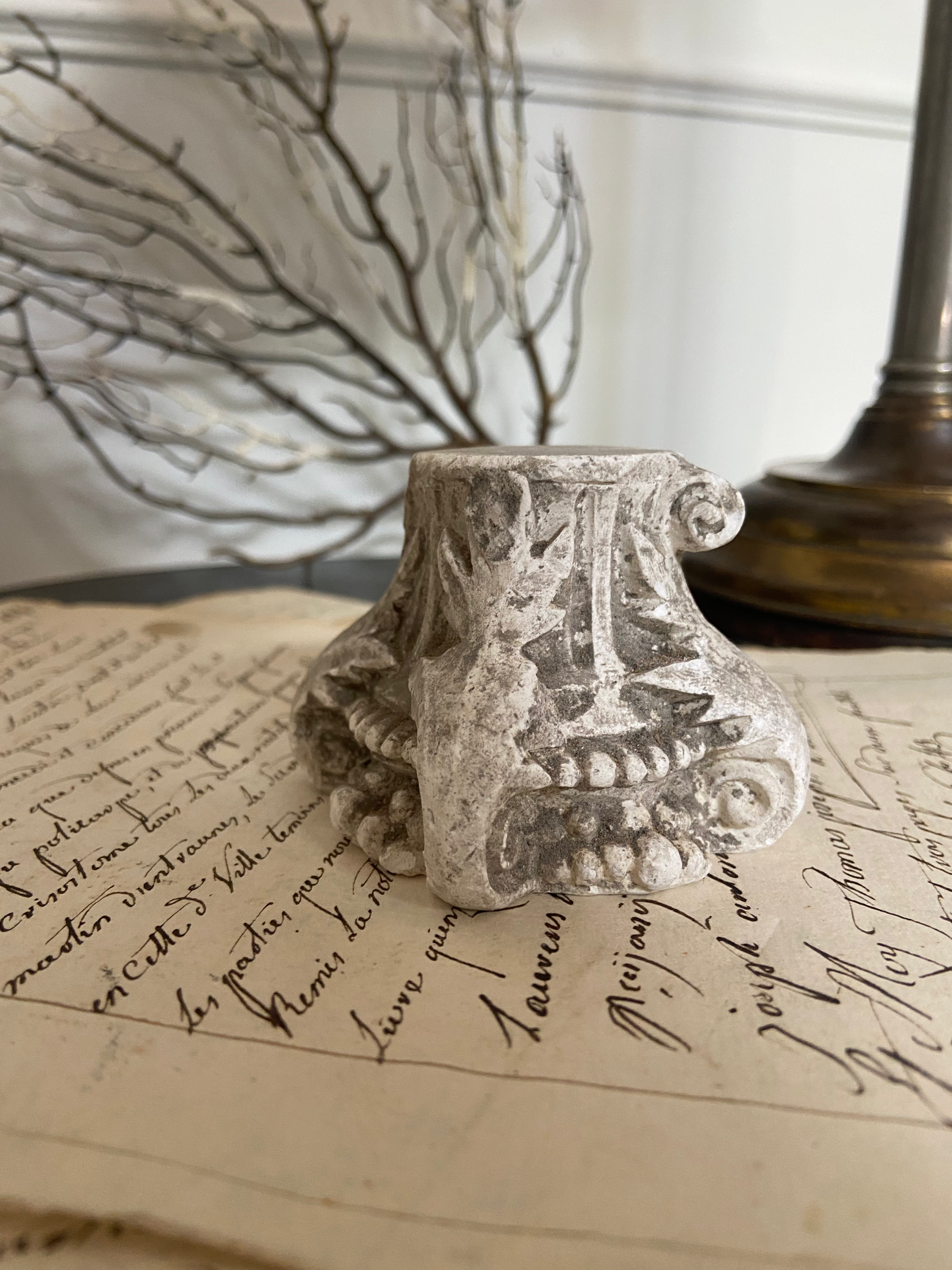French Plaster Fragment 