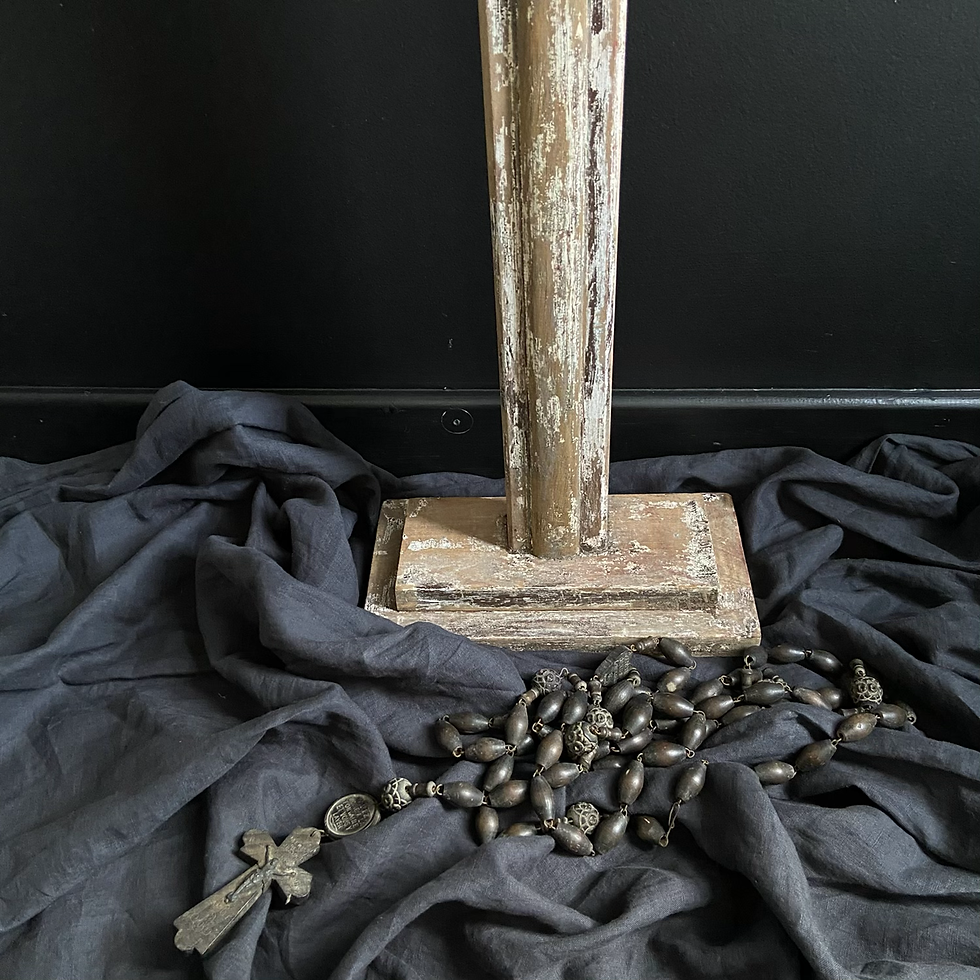 Thumbnail: Vintage Wooden Alter Cross