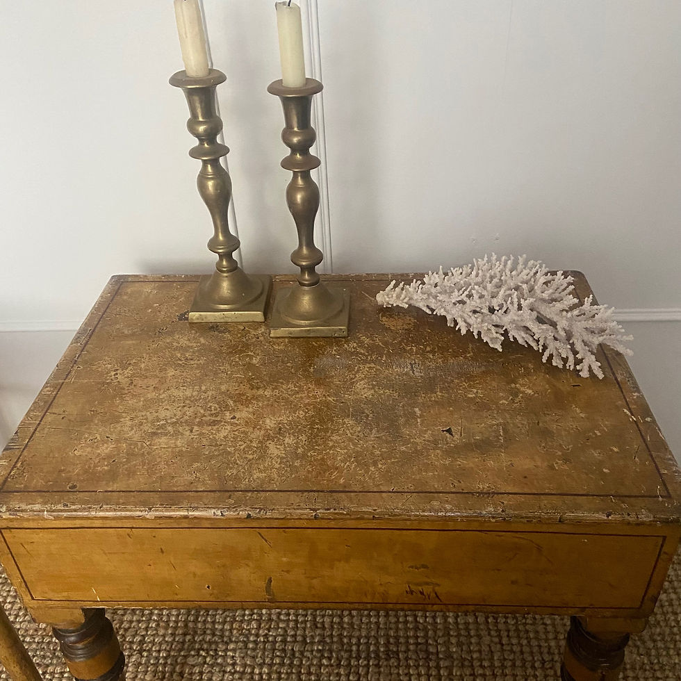 Thumbnail: Lovely Ochre Coloured Aesthetic Movement Side Table Late 1800’s