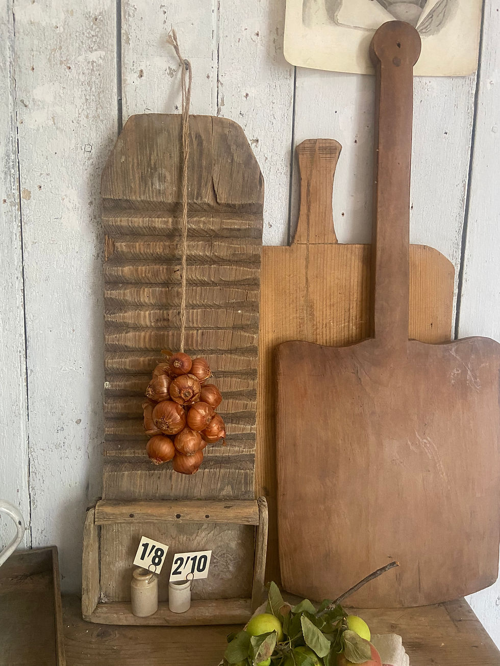 Thumbnail: Antique Country House Bread Peel or Bakers Shovel