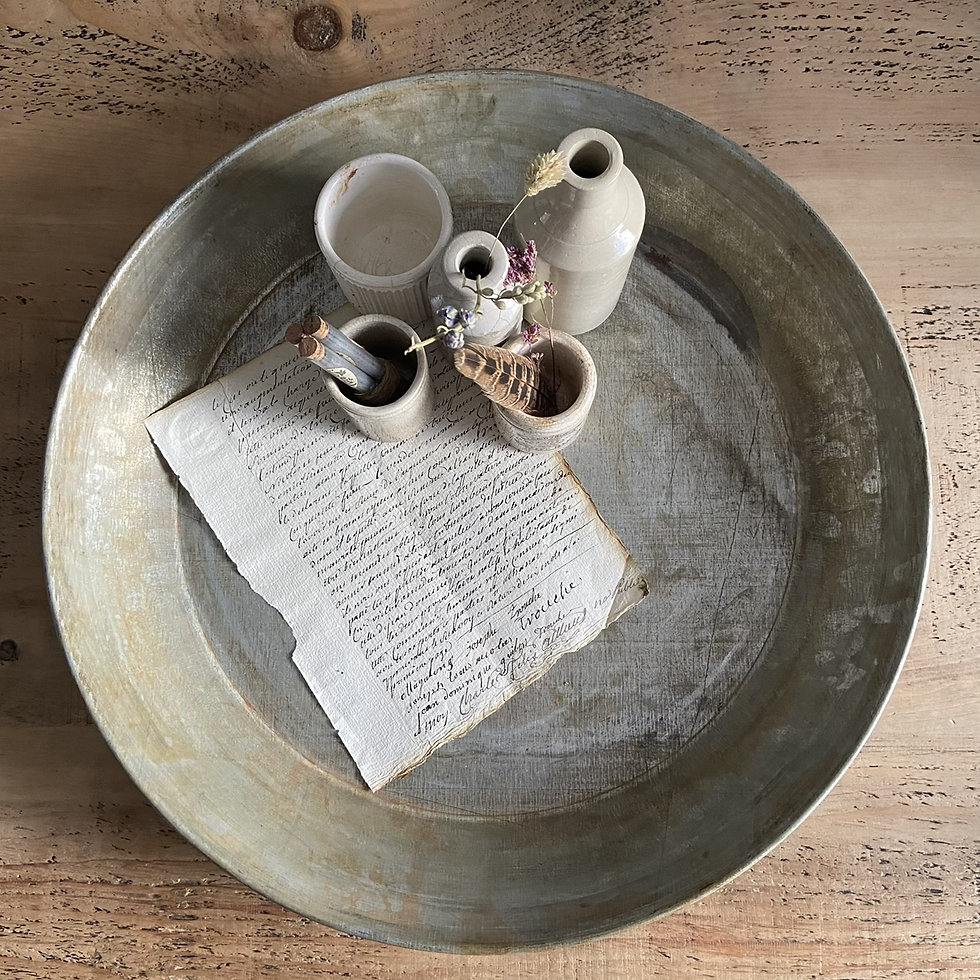 Thumbnail: Galvanised Metal Bowl/Tray