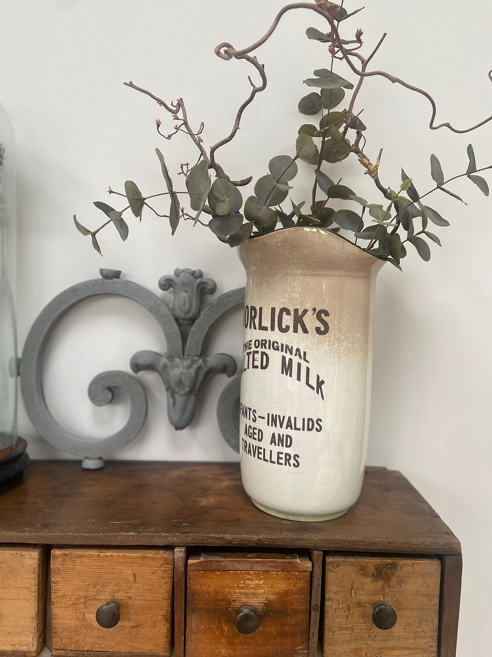 Thumbnail: Antique Extra Large Horlick’s Jug