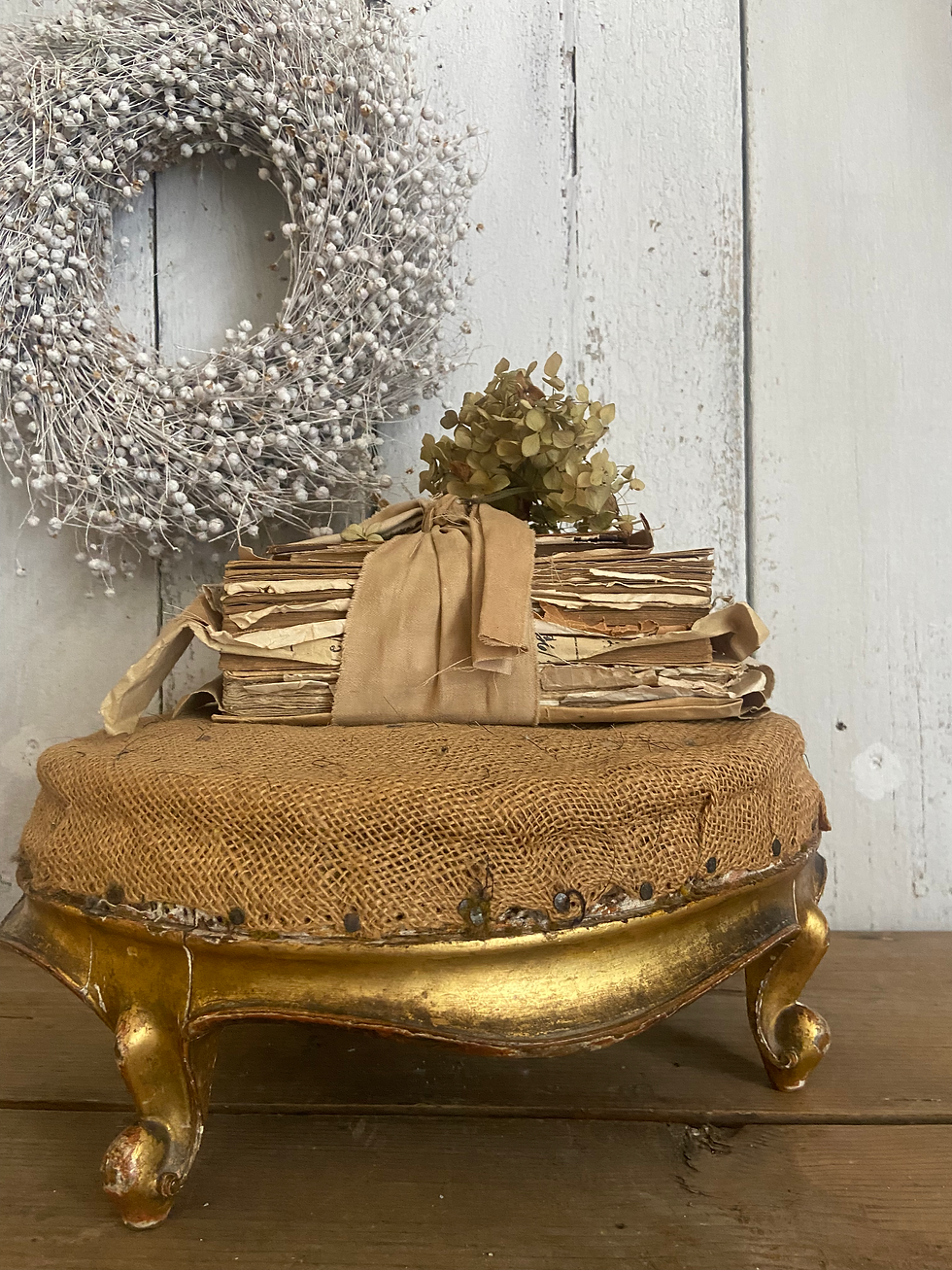 Lovely French Deconstructed Footstool