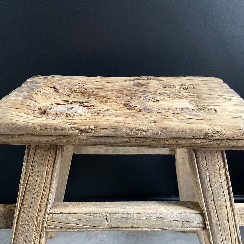 Thumbnail: Rustic Wooden Stool #2