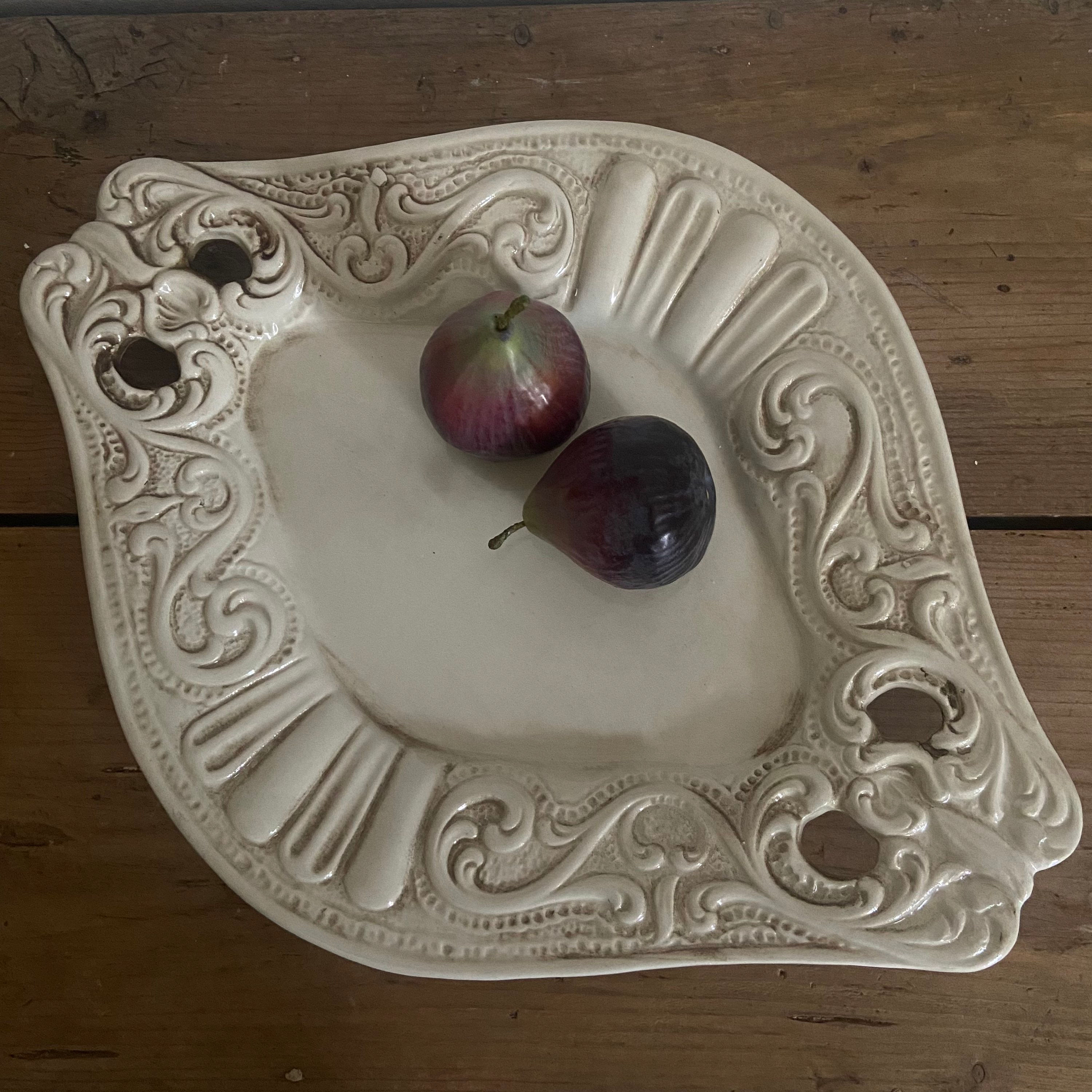 Antique French Ironstone Platter 