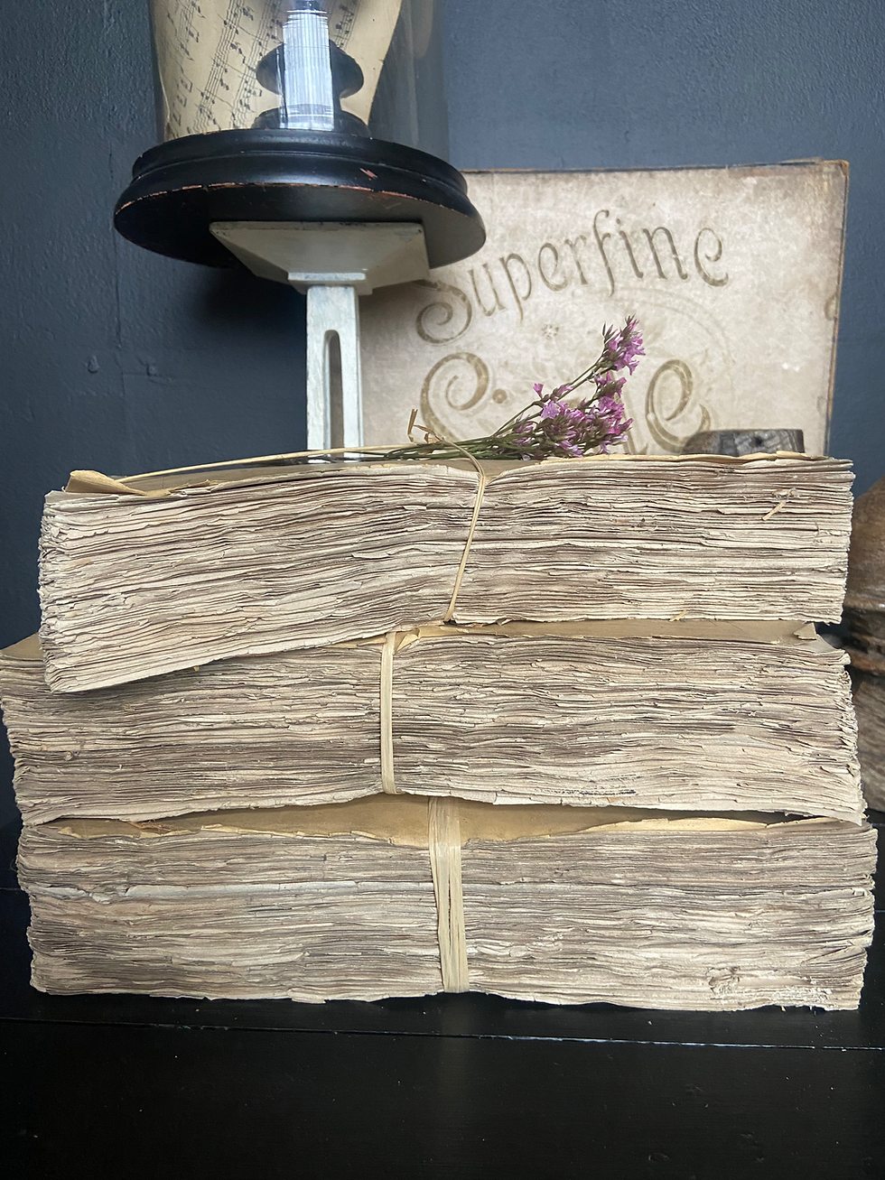 Thumbnail: Large French Antique Frothy Book 