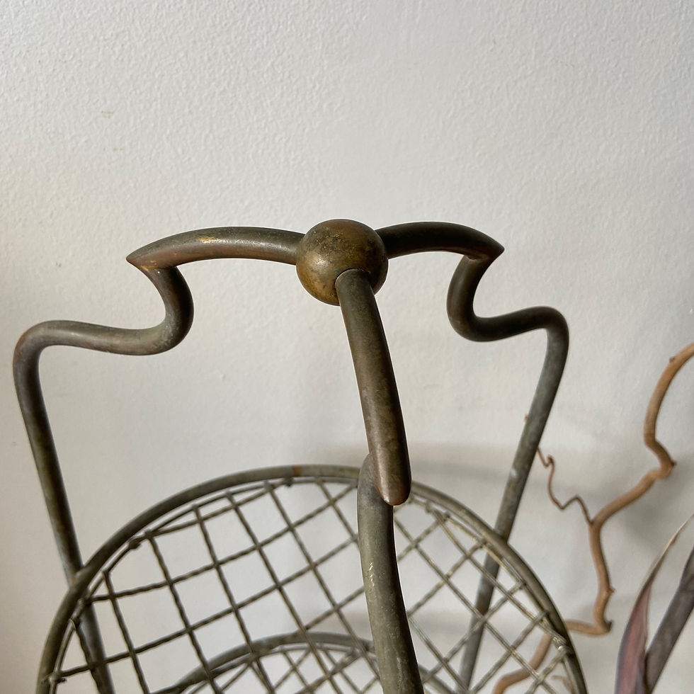 Thumbnail: Unusual Vintage Wire Vegetable Rack 